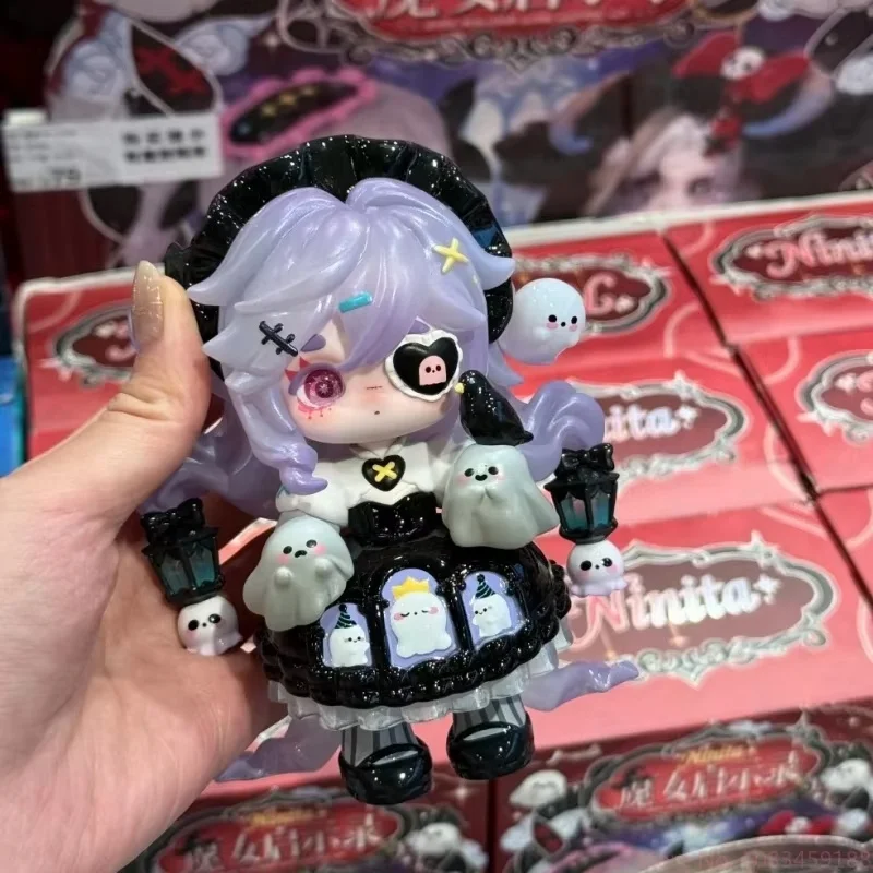 Original Ninita Blind Box Hexen-Offenbarungs-Serie PVC Sammlerstück Trendiges Spielzeug Cartoon Schreibtisch-Deko Mystery Box Geburtstagsgeschenk