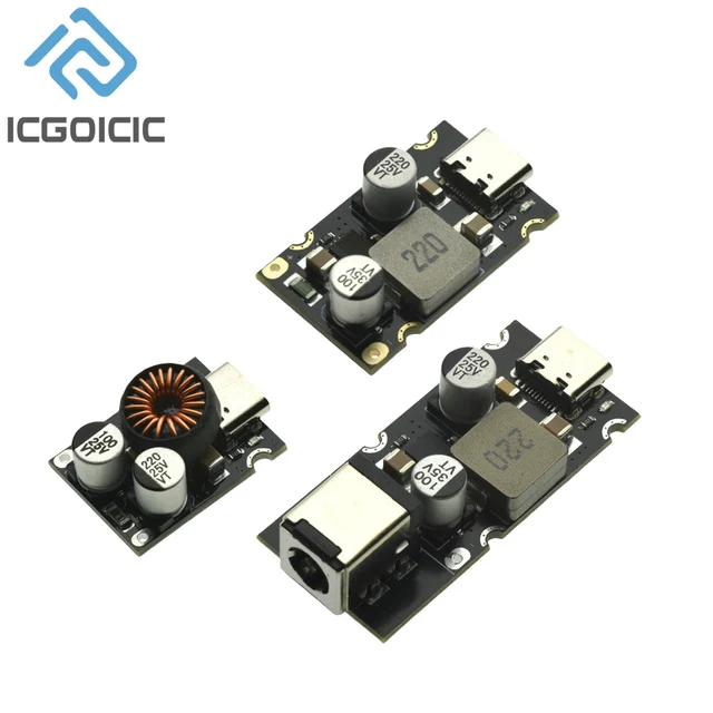 QC4.0 QC3.0 Type-C USB PD65W Moduł szybkiego ładowania DC8-32V 3.25A 65W Moduł obniżający napięcie dla Huawei SCP/FCP Apple PD