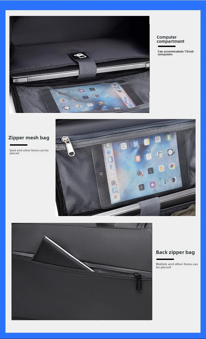 New Fitness Bag, Men's Hand-held Shoulder Bag, Large-capacity Water-resistant Sports Bag, Backpack, Trendy and Simple Travel Bag
