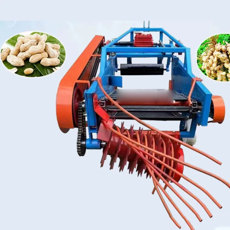 Picture 5: New Fallen Peanut Collecting Picking Machine Roller Shutter Vibrating Screen Peanut Harvester （customized）
