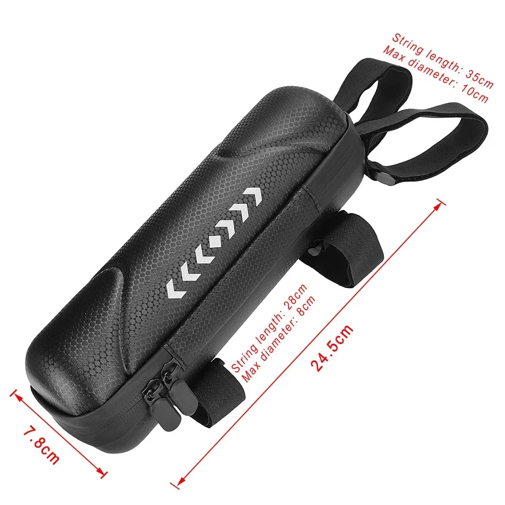 

Передняя подвесная сумка для электрического скутера 1 л, 25*8 см, черная встроенная сетчатая сумка, цилиндрический дизайн, простая установка, высокая производительность