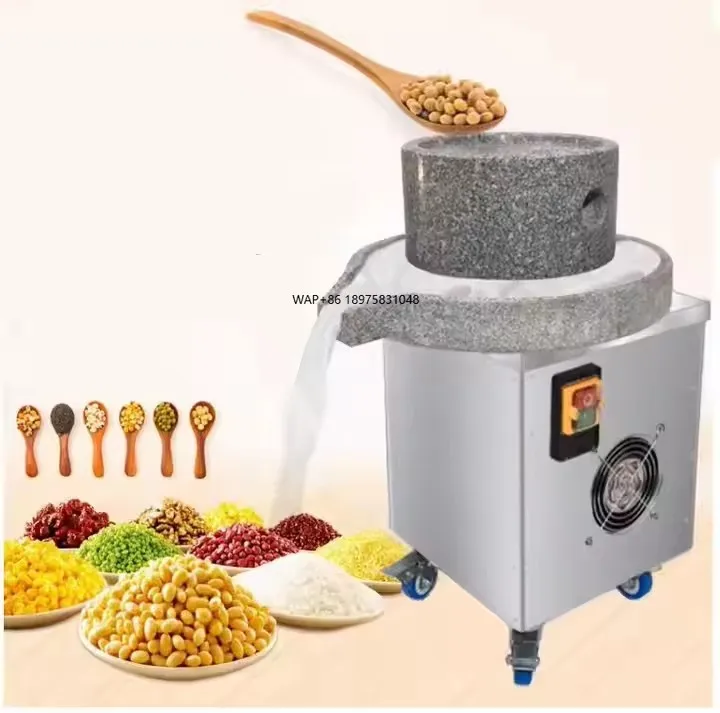 

Traditional Electric Stone Mill Machine for Tahini Tofu Home Use with Core Motor Component Small Traditional Stone Grinder
