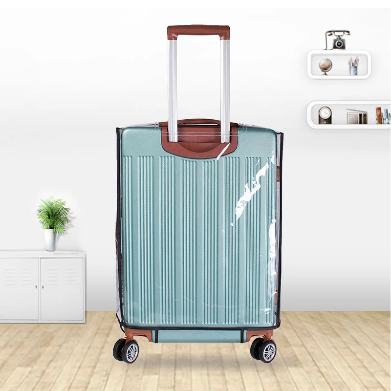 PVC Transparent Trolley Case Cover Waterproof Luggage Storage Covers Travel Dustproof Protector Luggage Suitcase Covers Supplies