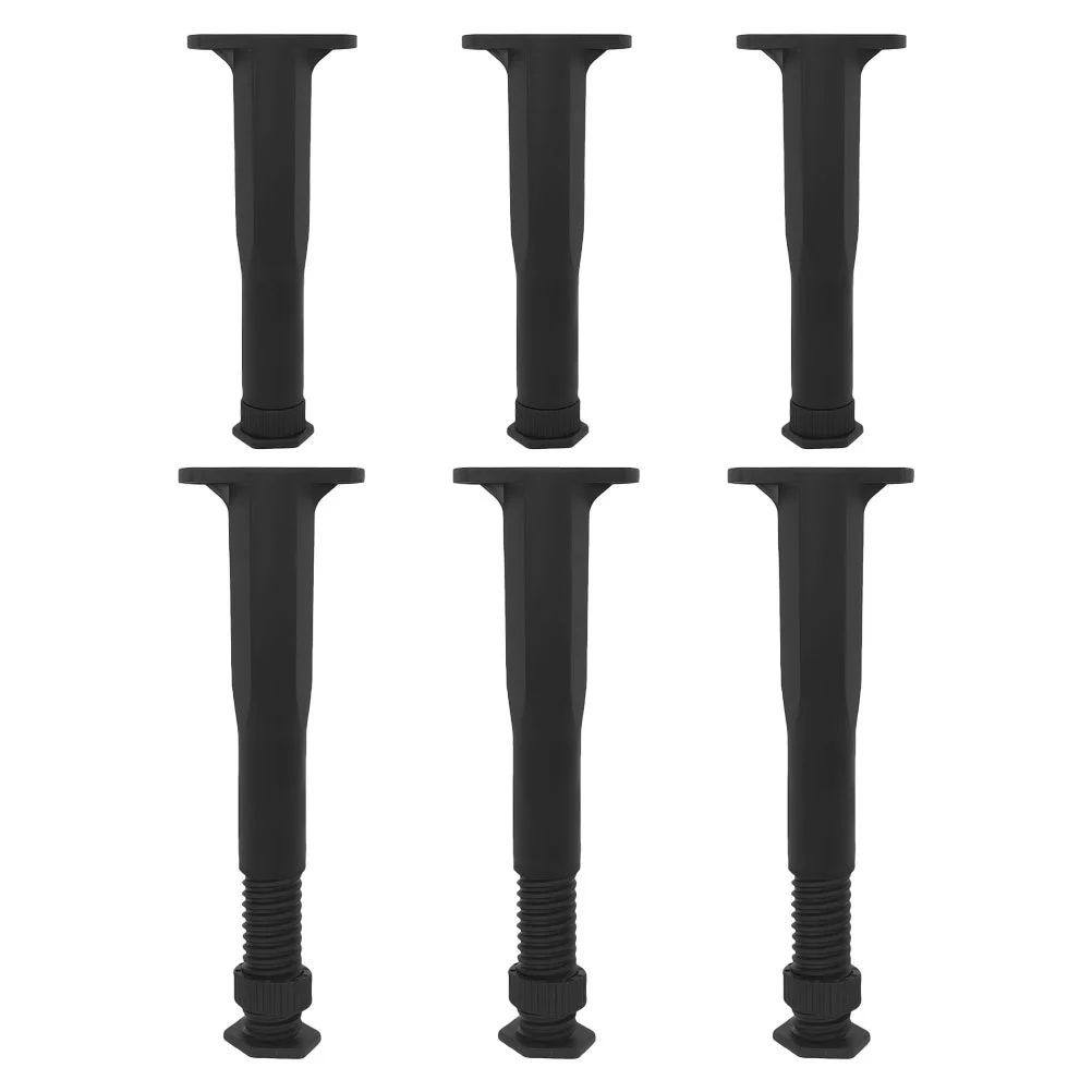 6 Pcs Bed Frame Support Legs Dresser Frames Desk Iron Adjuster Table Feet Hardware Couch