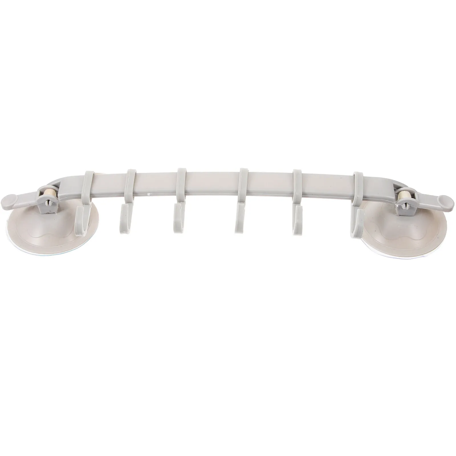 6 Linked Hook Rack Heavy Duty Vacuum Suction Cup Mount for Ceramic Walls Windows Kitchen Shelves Towel Holder No Drill No Marks view 5