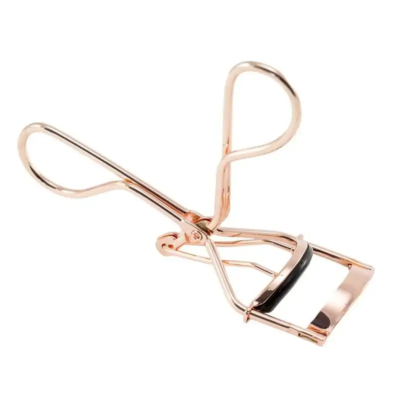 Professional Rose gold Eyelash Curler Eye lash Curling คลิปขนตาเครื่องสําอางค์แต่งหน้าเครื่องมืออุปกรณ์เสริม 10 ฟรีซิลิโคน Pad