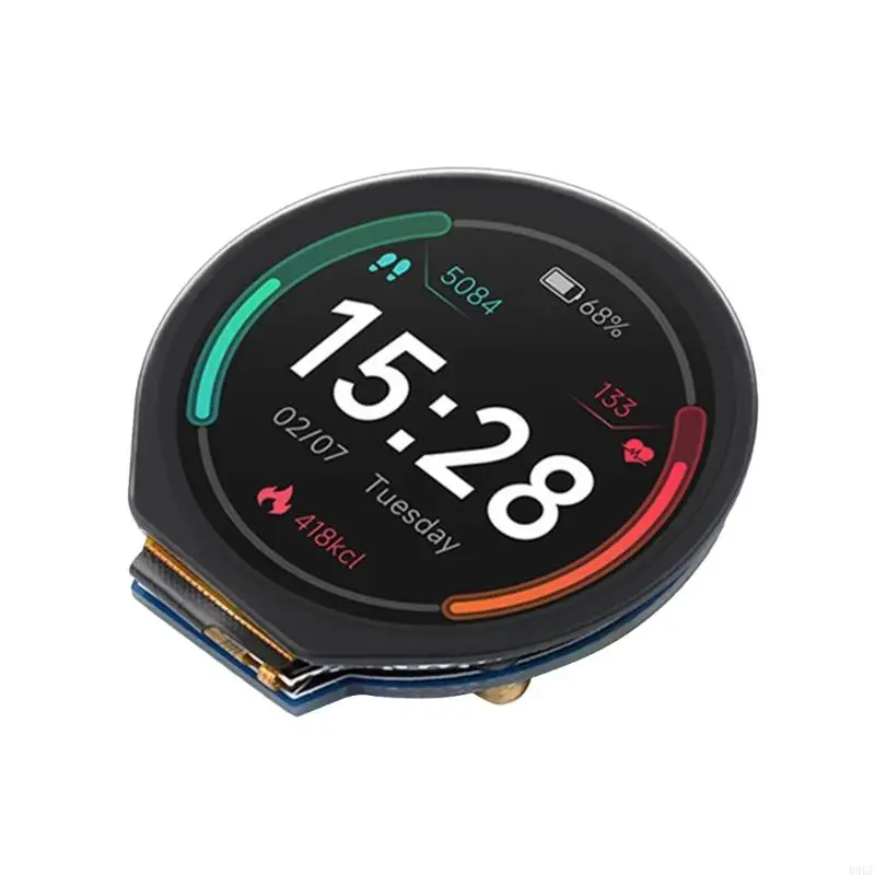 

B0KF 1,28 "круглый TFT ЖК -дисплей модуль круглое RGB IPS 240x240 Решение GC9A01 Драйвер 4 -й проволочный интерфейс SPI.