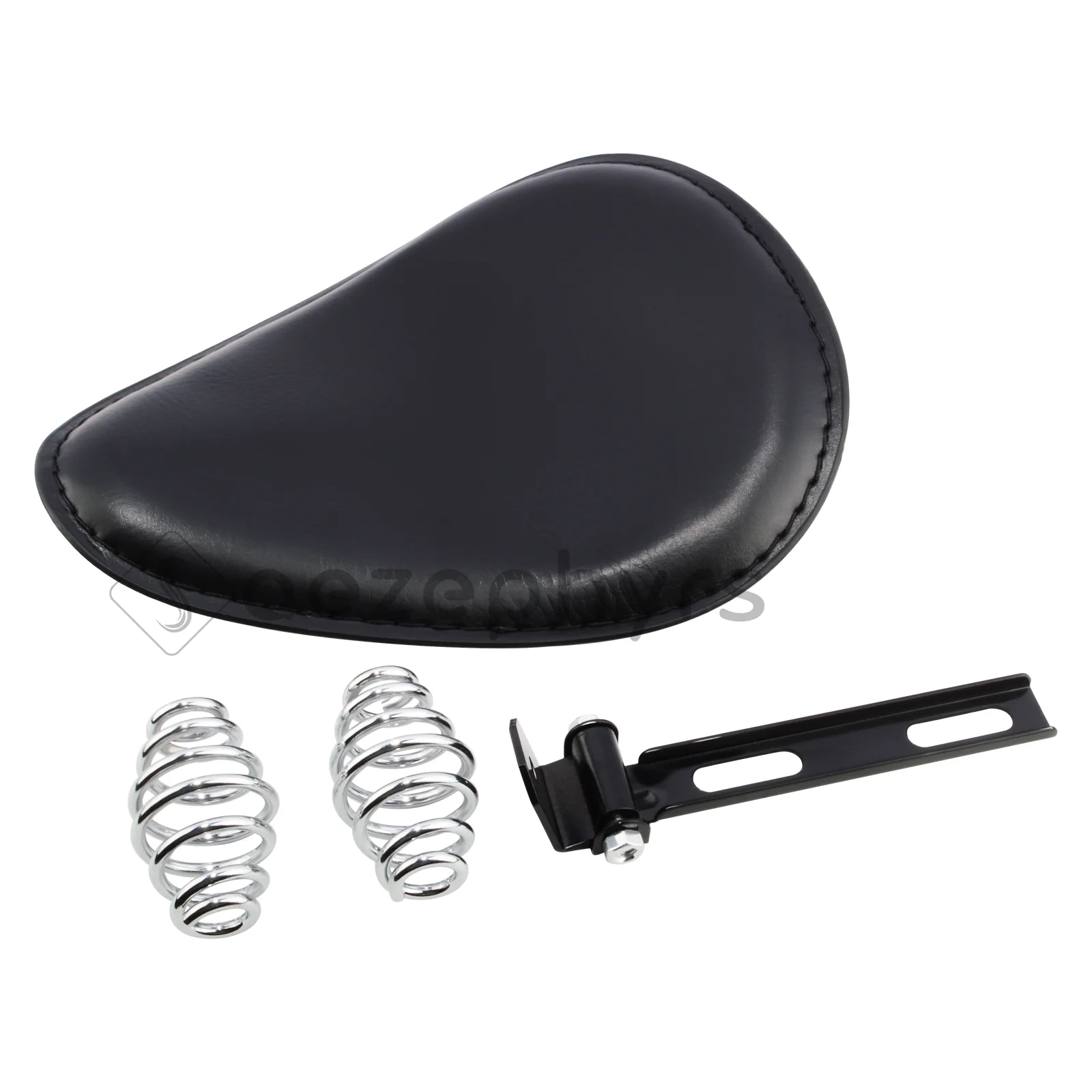 Motorcycle Solo Seat Leather Saddle Seat Mount Bracket for Harley Honda Yamaha Kawasaki Suzuki Sportster Bobber Chopper Custom