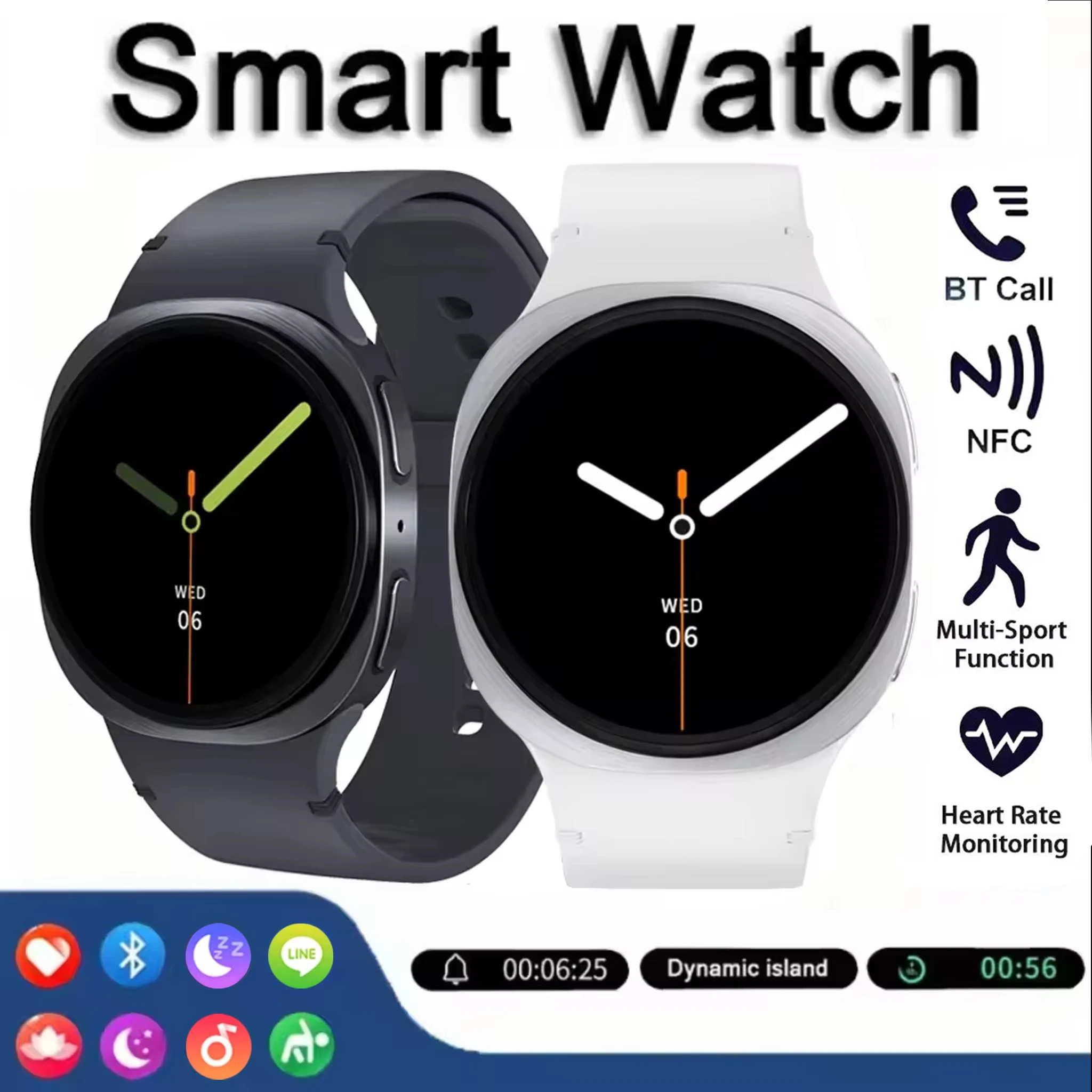 2026 New Amazfit Bip 6 Smart Watch HD Game Dial Dynamic Dial Bluetooth Call Voice Assistant Wireless Charging Fitness Tracker