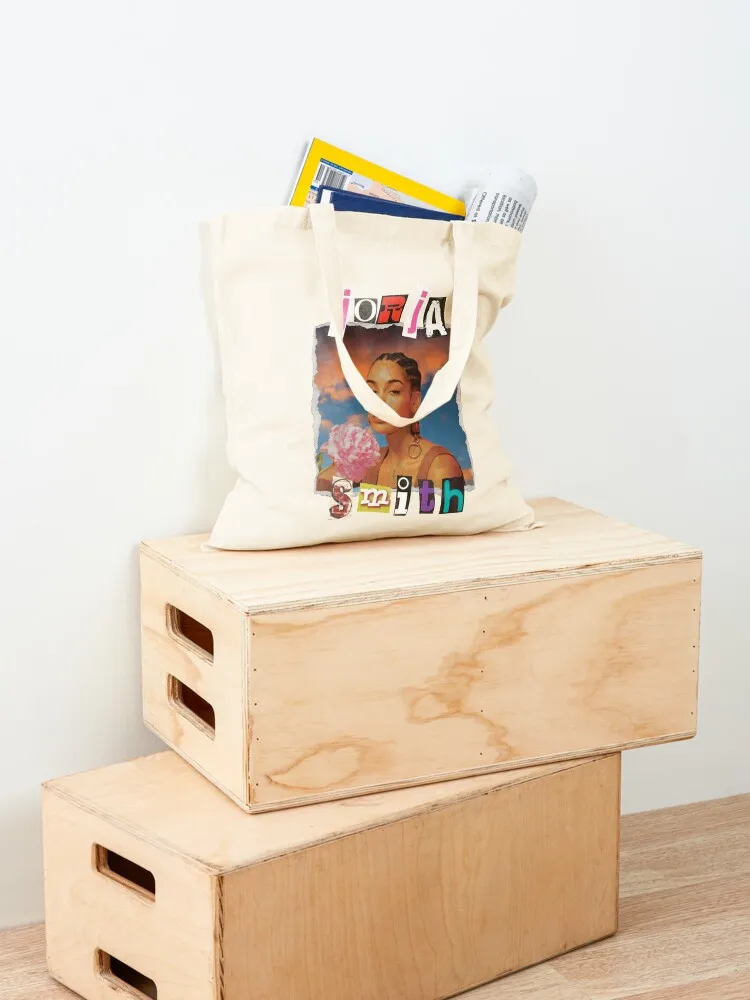 Jorja Smith Scrapbook Art Tote Bag women bag tote bag university bags luxury women custom canvas