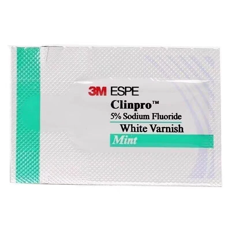 0.5ml * 5PCS/100PCS ทันตกรรม ESPE Clinpro สีขาวเคลือบเงาฟลูออรีนป้องกัน Lacquer Anti Caries Desensitizer เชอร์รี่/มิ้นต์/Melon