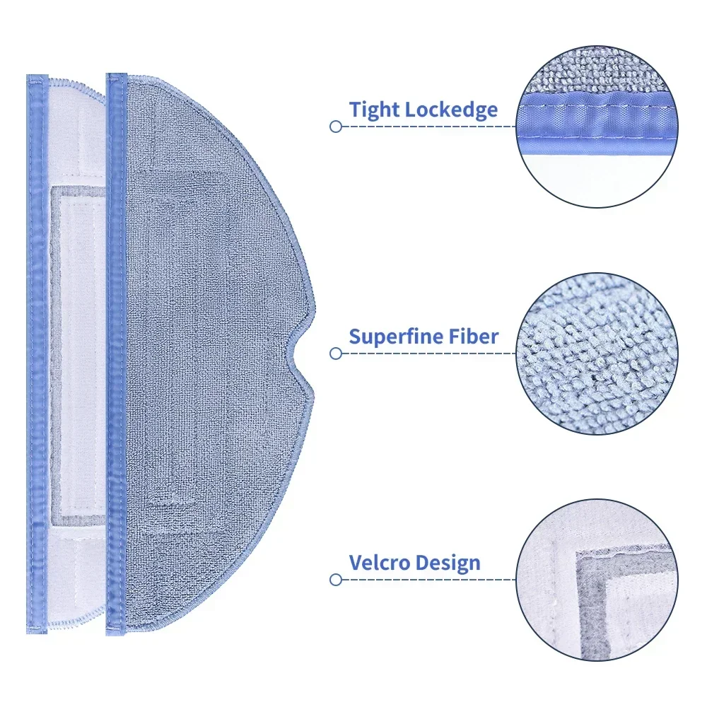 جزء فرشاة جانبية رئيسية لمرشح HEPA لـ Roborock S7 S70 S75 T7S/T7S Plus/S7MaxV/S7 MaxV Plus/S7 Maxv Ultra/G10 Robot Vacuum