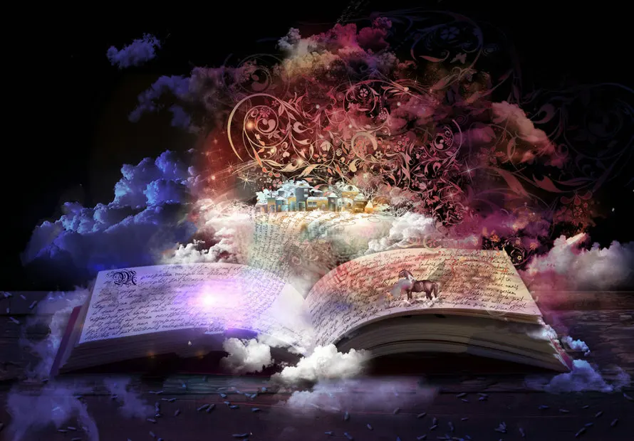 

JOHNSON Magic Book Stories And Educational Stories Floating Bible Smoke backdrops party supplies Photography Backgrounds