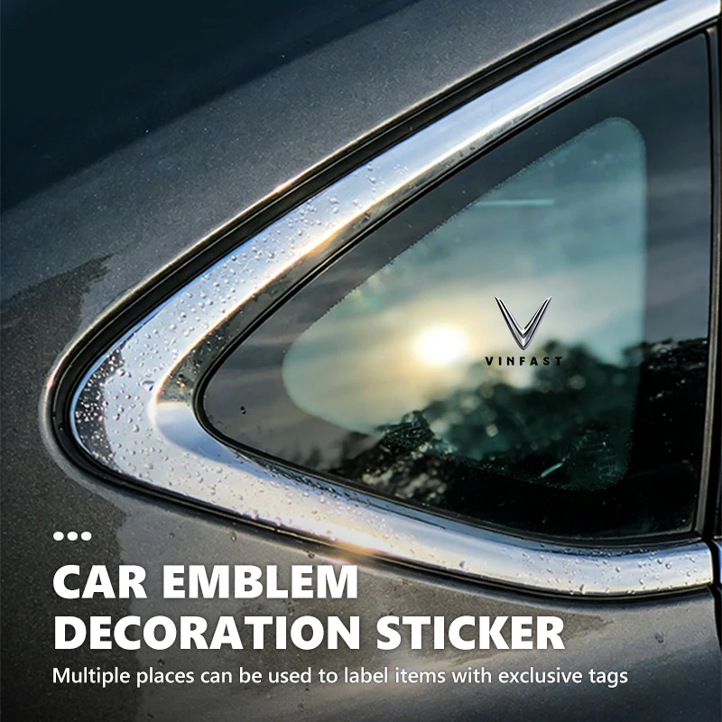 Emblema adhesivo para carrocería de coche, decoración interior y exterior universal para Vinfast LUX A LUX SA VF9 VF5 VF7 VF8 VFe34 Herio Green
