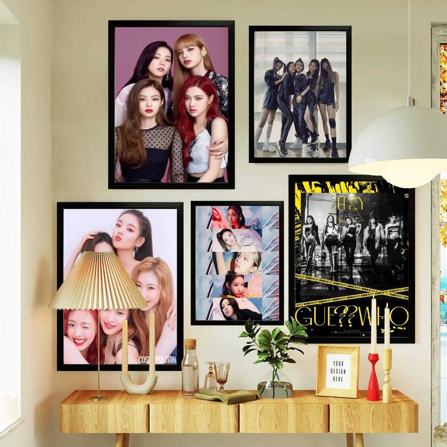 itzy Poster Prints Wall Art Canvas Painting Poster For Modern Family Living Room Home Decor