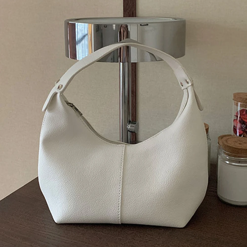 

Женская винтажная сумка-тоут из искусственной кожи, однотонная, повседневная, для ношения под мышкой, для девочек, для улицы, на каждый день