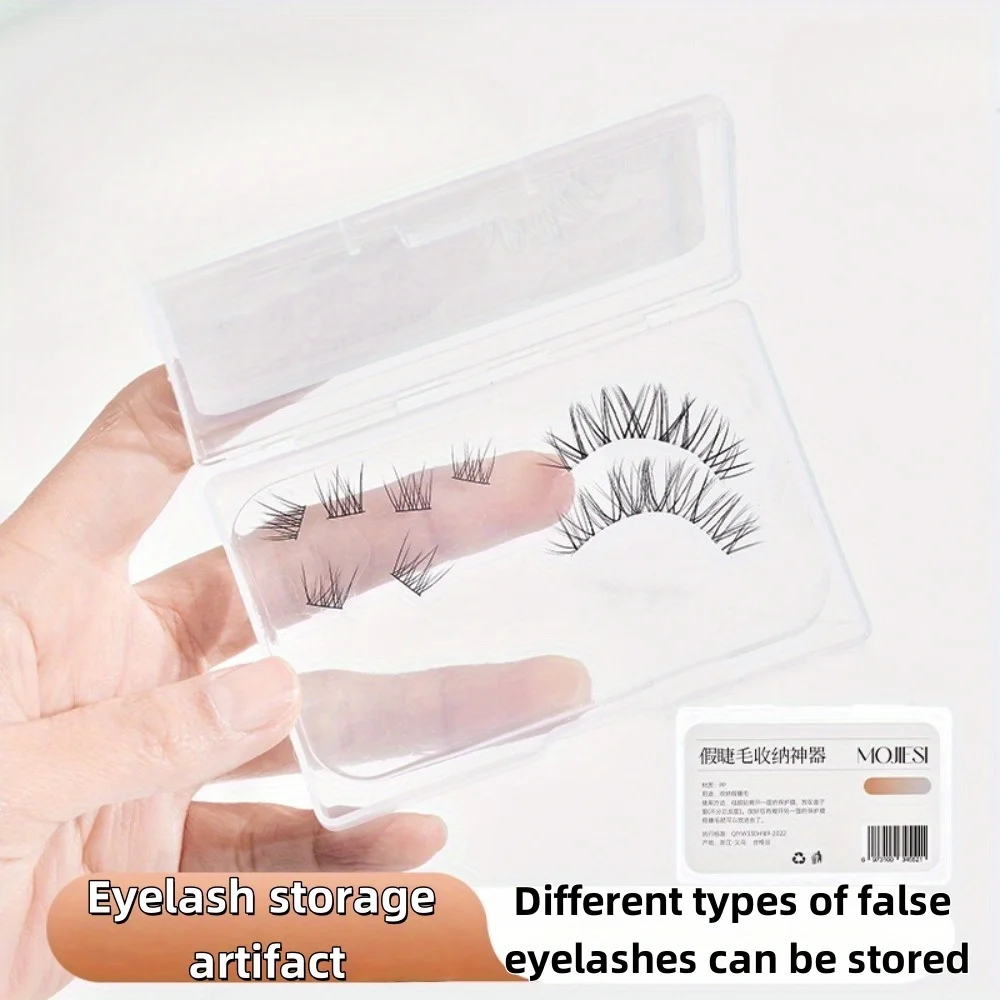 Boîte de rangement portable pour faux cils, étui de voyage anti-poussière pour extensions de cils, organisateur d'outils de maquillage, boîte de rangement