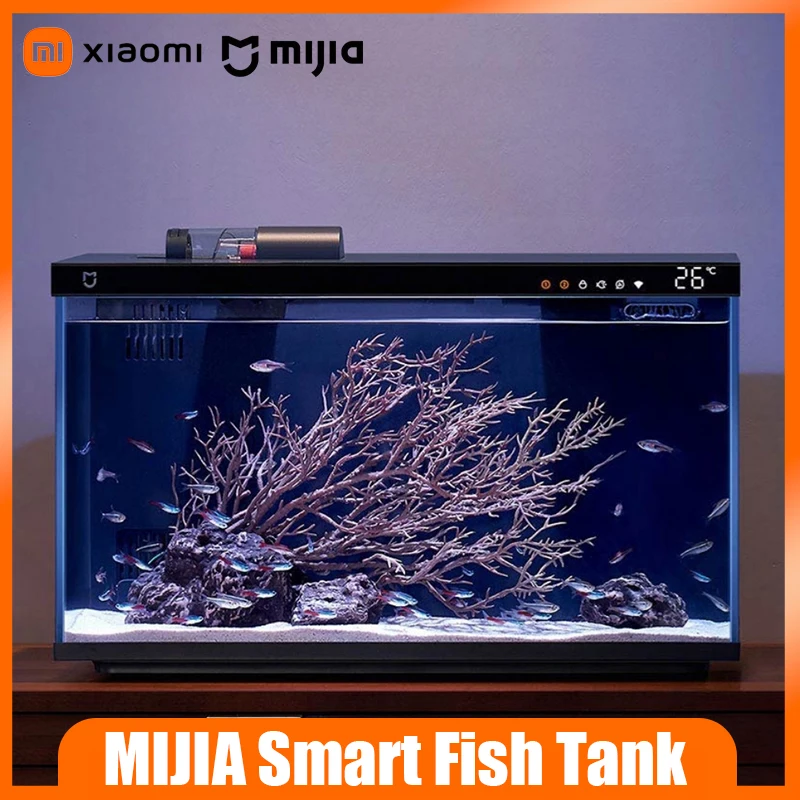 

Xiaomi MIJIA Smart Fish Tank, APP Smart Feeding + Lighting Mode Triple Filtration System Ecological Monitoring Small Fish Tank