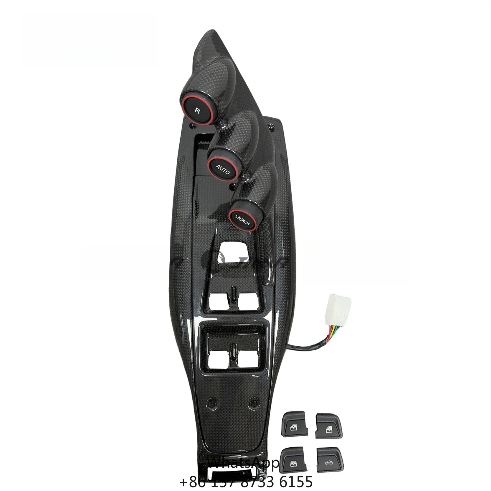 Fit For Ferrari F458 Carbon Fiber Center Console And Racing Gear Shifter OEM 70003812 (Matte/Various Weaves)