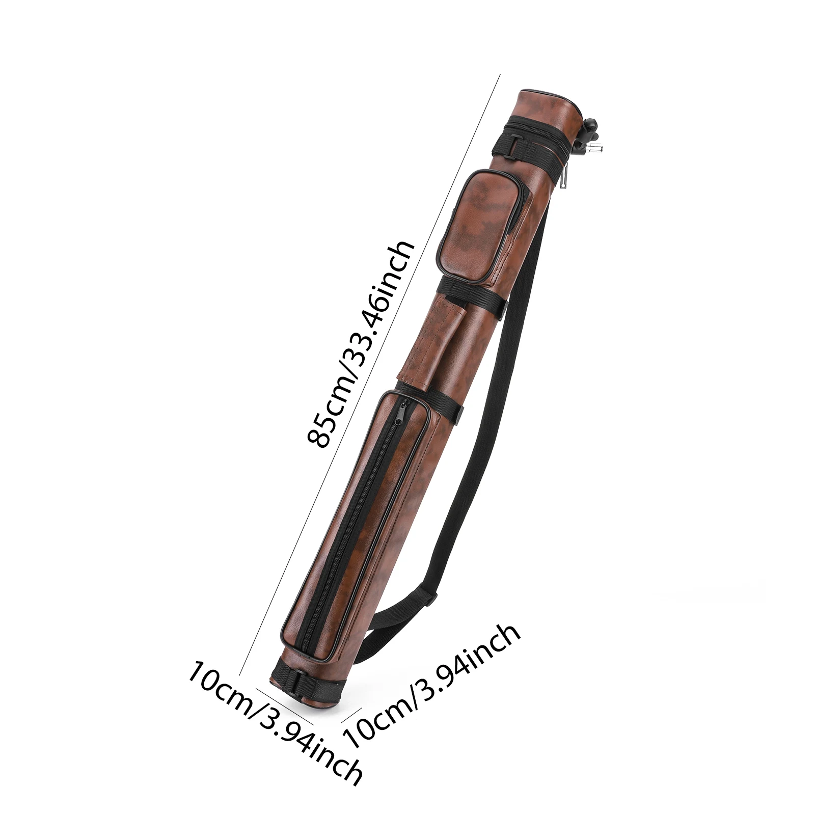 

Square Four-Hole Pool Cue Case with Pockets Pool Cue Bag Billiard Stick Bag Billiard Stick Carrying Case for Carrying Cue Sticks