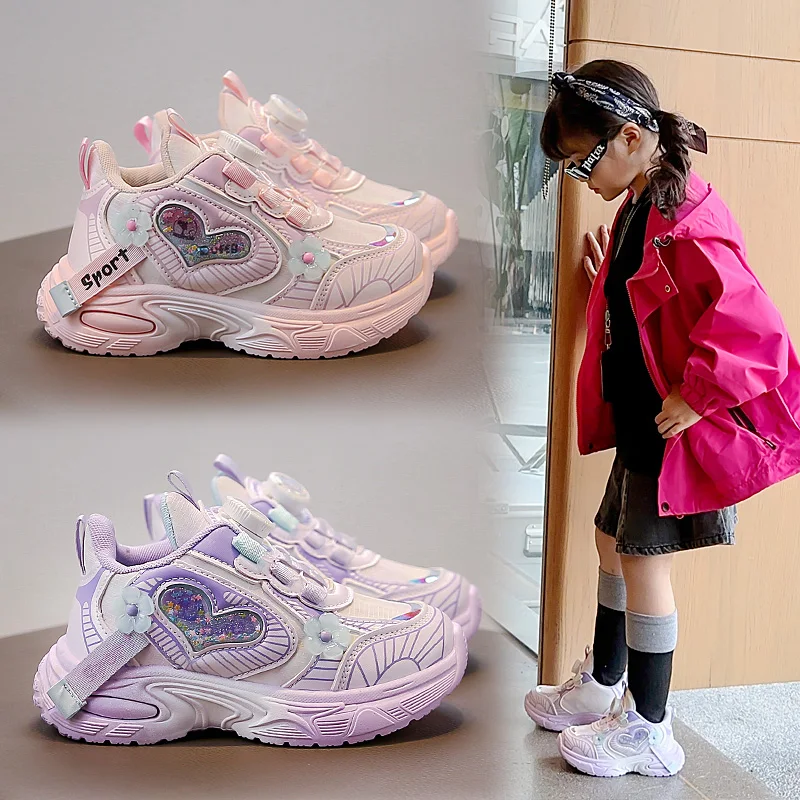 

2025 НОВАЯ детская легкая и удобная спортивная обувь с мягкой пряжкой на подошве, детская весенне-осенняя новая повседневная обувь