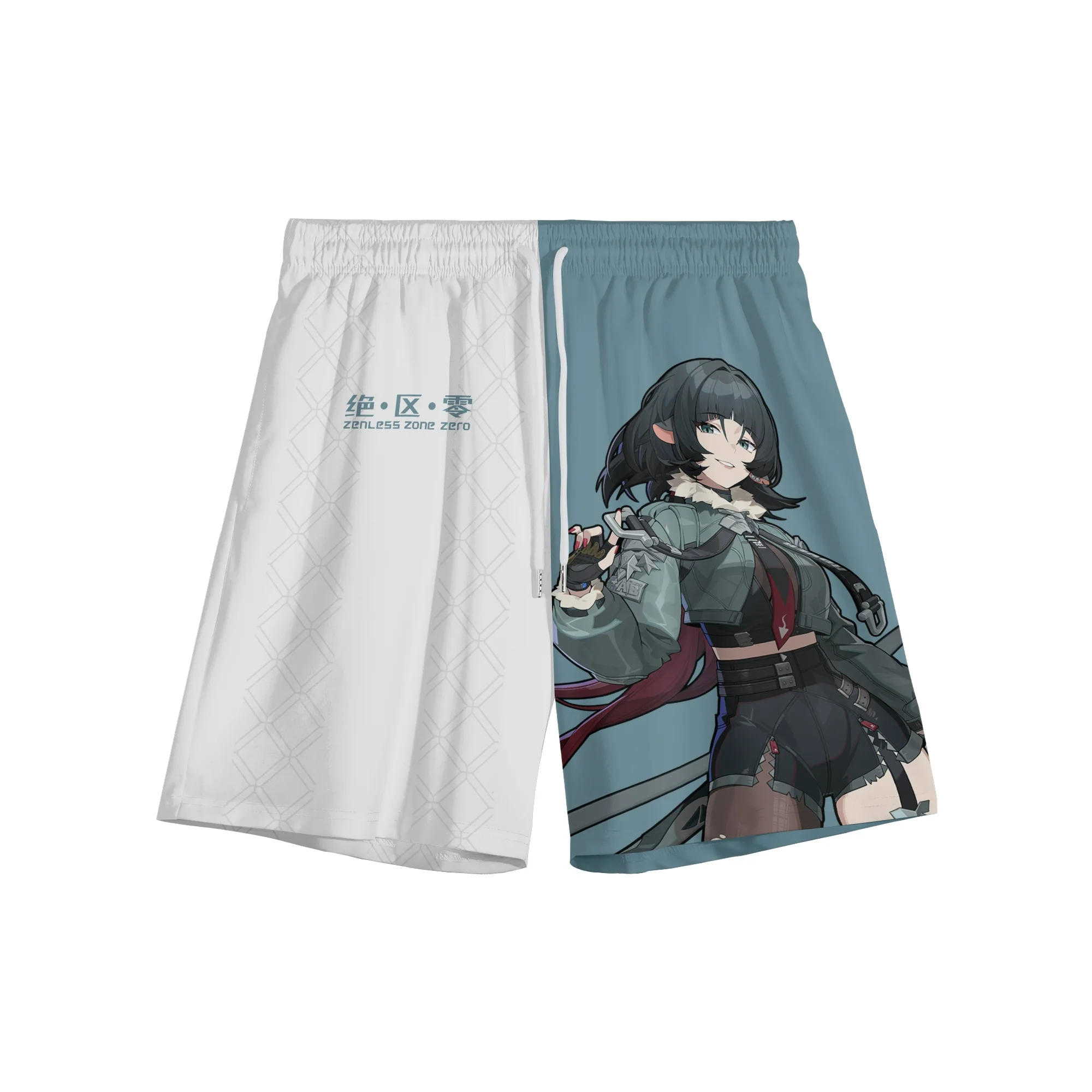 Popular Game Zenless Zone Zero Men's Swim Trunks Fashion Casual Outdoor Cartoon Hawaiian Shorts Summer Holiday Beach Short Pants
