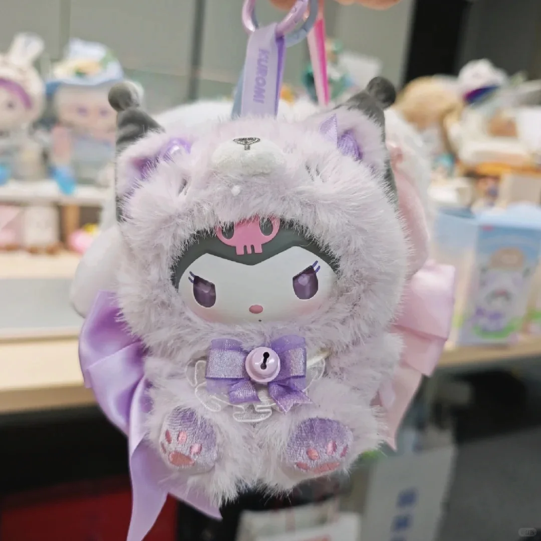 Nueva Sanrio Island Fox Series caja ciega de vinilo de felpa encantador bolso colgantes coleccionables juguetes de moda caja misteriosa regalo de cumpleaños para niñas