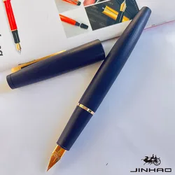 1 PCS JINHAO 80 Carbon Fiber Series Iridium Fine Nib Gold Clip Writing Fountain Pen with Ink Converter