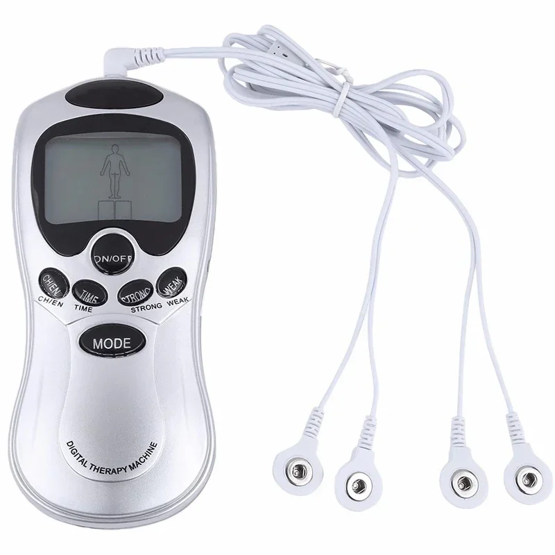 

Electric Tens Therapy Device 4 Ways EMS Acupuncture Body Massager Full Body Muscle Stimulator Pulse Digital Machine Health Care