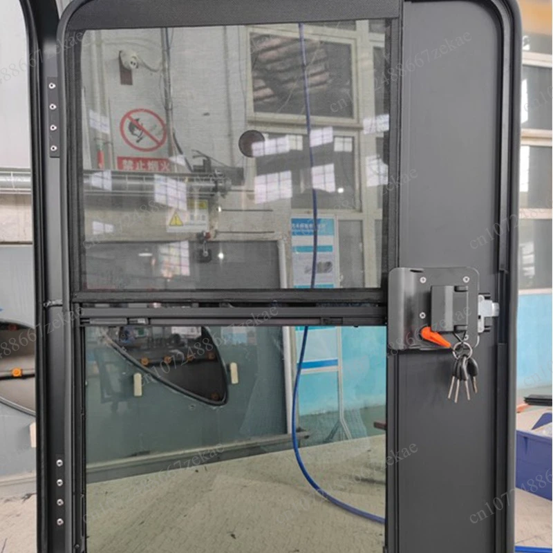 

RV trailer water drop door, with sliding window 660 * 914mm right opening