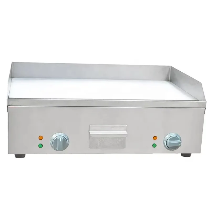 

Cast Iron Gas / Electrical BBQ Grill Machine Electric Tabletop All Flat Hot Plate Griddle
