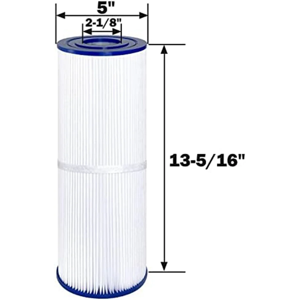 Spa Filter C-4326, FC-2375, PRB25-IN, 303909, M-4326, 8172500, R173429, 5X13 Inline Hot Tub Filter, Pool Filter,2 PCS