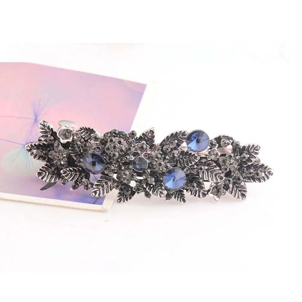 

Retro Hairpin Accessories Vintage Barrettes Clips for Women Silver Bride Thin Hair Elegant Hairstyle Hairpins Spring