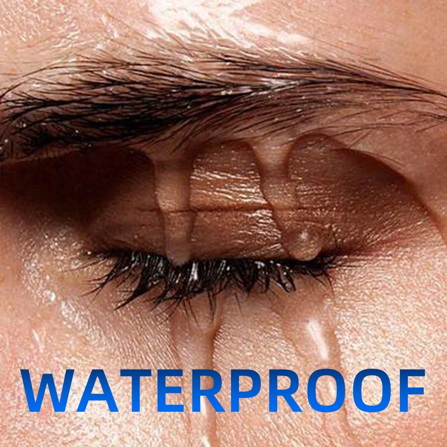 Black 5D Mascara Thickening ,Lengthening Curling Waterproof Long Lasting Liquid Fiber Mascara Makeup Lash Eyelash Extension Beau