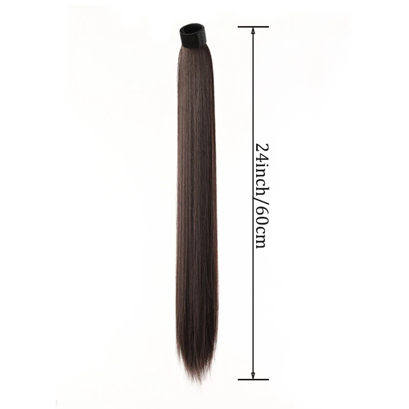 Wig with braided hair ponytail,stylish magic ring braid-style straight and curly hair elegant high ponytail