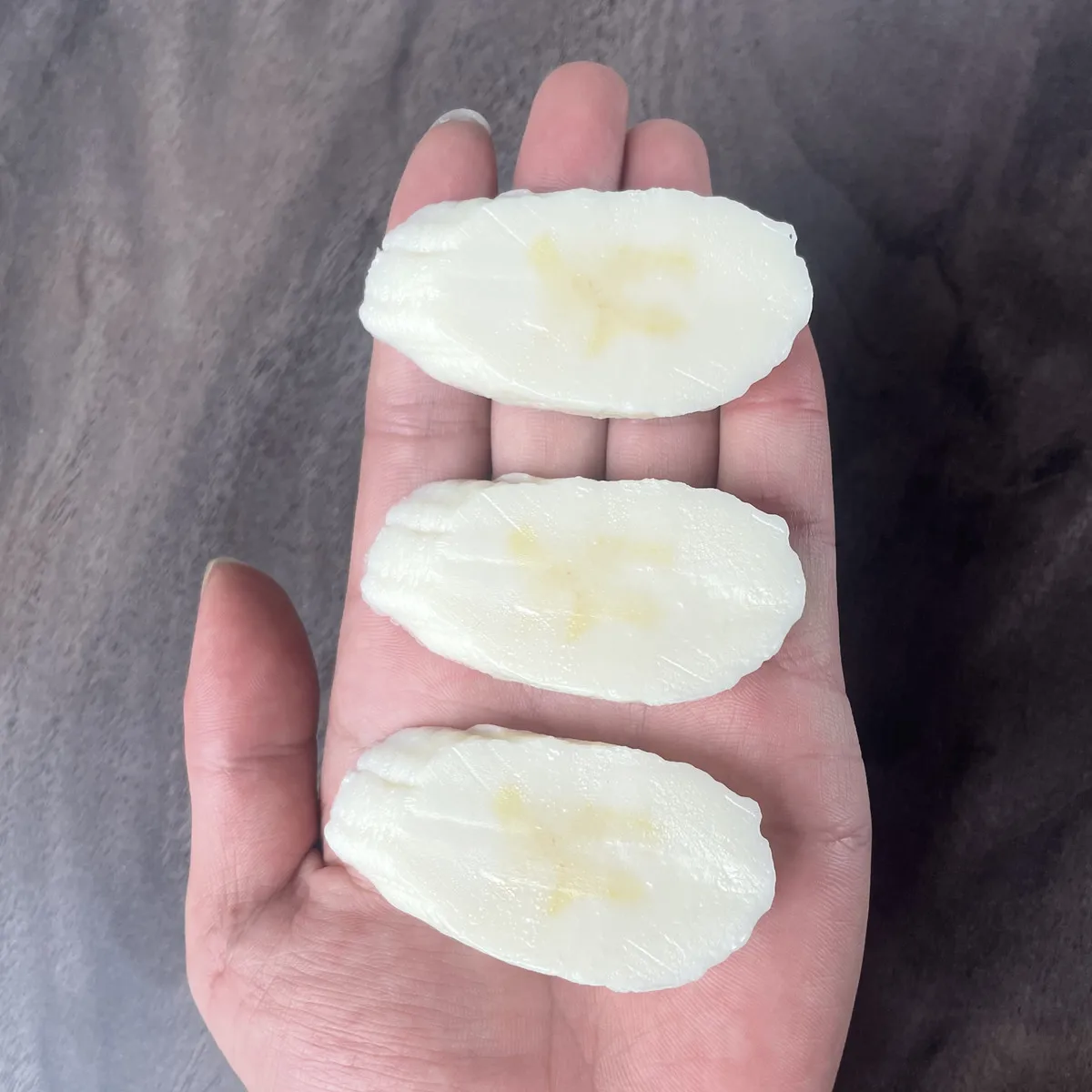6/20 Stück Realistische Simulierte Bananenscheiben Künstliche Früchte Fake Food für DIY Slime Zubehör Bastelbedarf Harz-Charms Requisiten Heim-Sets – Detail 2