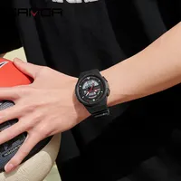 SANDA Women's Sports Watch for Men Quartz Digital Dual Display Shock Water Resistant Camping Fishing Fashion Wristwatch 4W9030