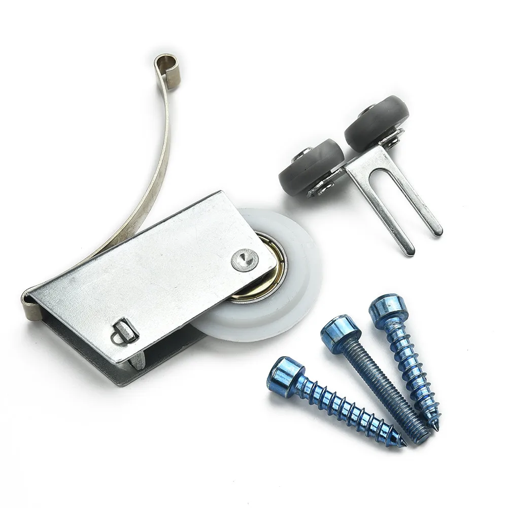 Rodas rolo superior Roupeiro Porta Ferro Kit, Melhoria Home Set, Brand New