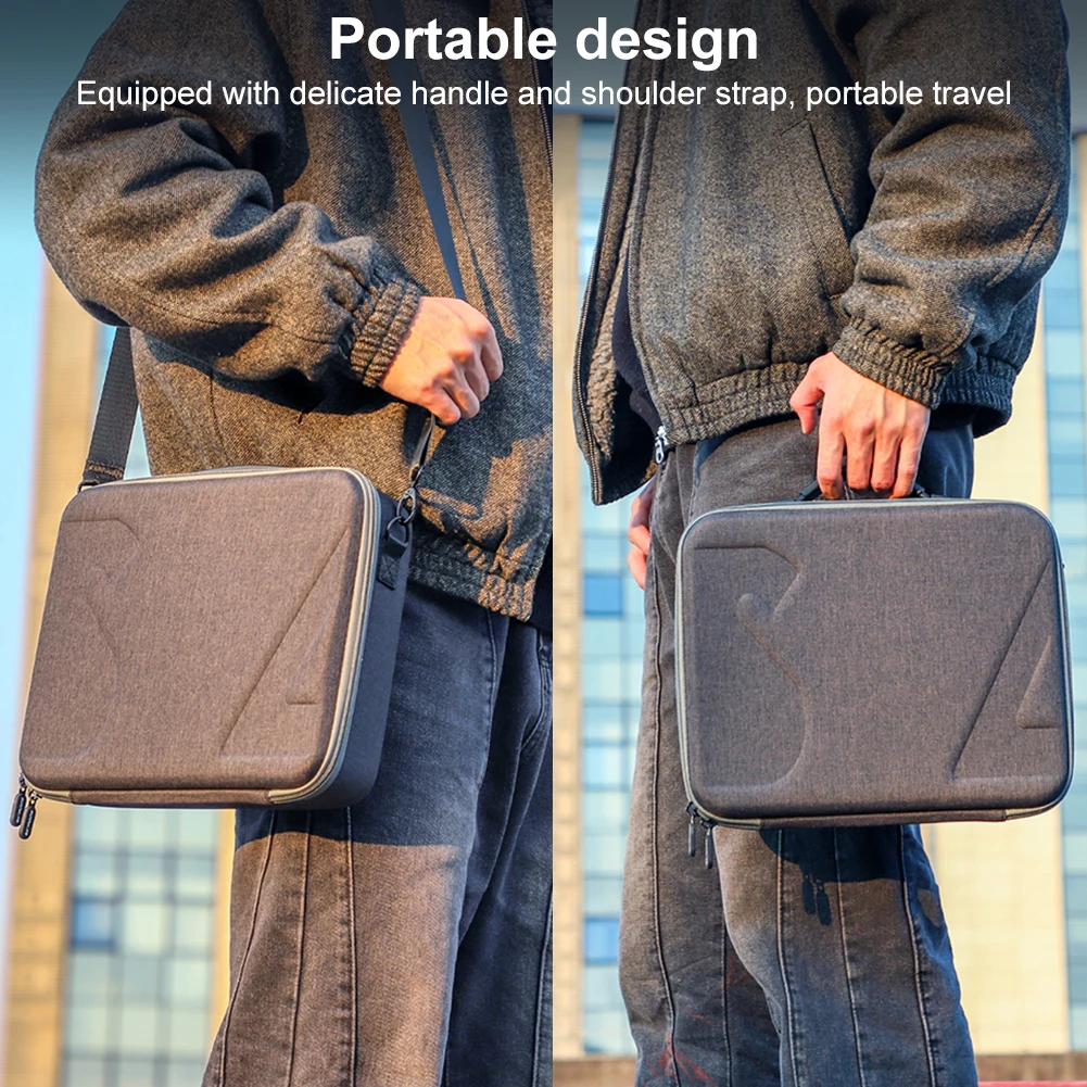 Futerał do przenoszenia dla DJI Flip Drone RC 2/RC-N3 i baterii Przenośna podróżna torba na ramię Odporny na wstrząsy futerał do przechowywania Torebka