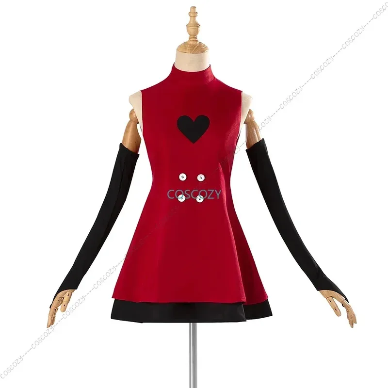 أزياء سيسي 2233 تشارلي مورنينجستار التأثيرية باللون الأحمر، بدلة قتال جنون، فستان الأميرة تشارلي لحفلات الهالوين