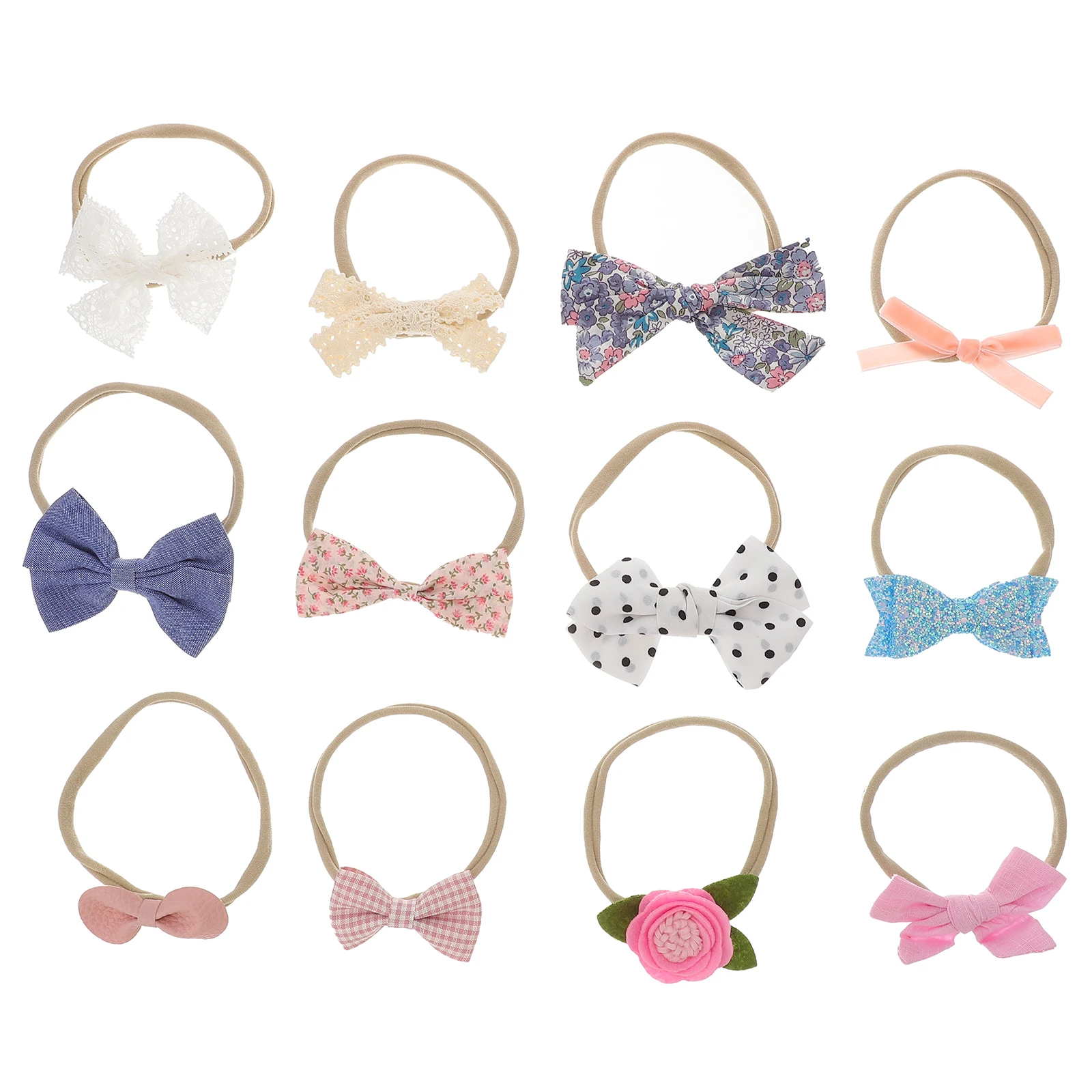 

12pcs Baby Bow Headb s Newborn Infant Hair Accessory Girl Photo Bows Small Toddler Girls Christmas Party Birthday