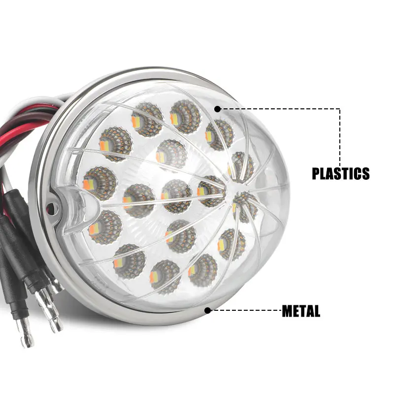 أضواء البطيخ LED مع قوس بازل الجانب ماركر التخليص مصباح ارتفاع منخفض تحذير ضوء لشاحنة مقطورة شاحنة فان حافلة 12 فولت