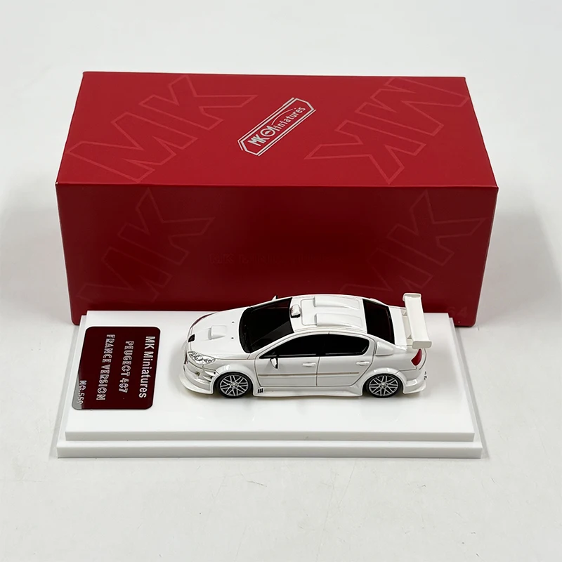 1:64 Scale 406 407 Taxi Sport Car Simulation Resin Model Movie Fan