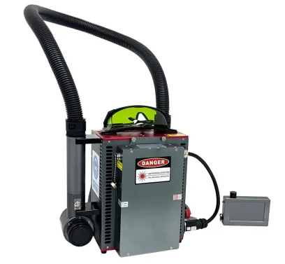 

Новая портативная импульсная лазерная установка для очистки в рюкзачном исполнении с оптоволоконным лазером для работ на большой высоте