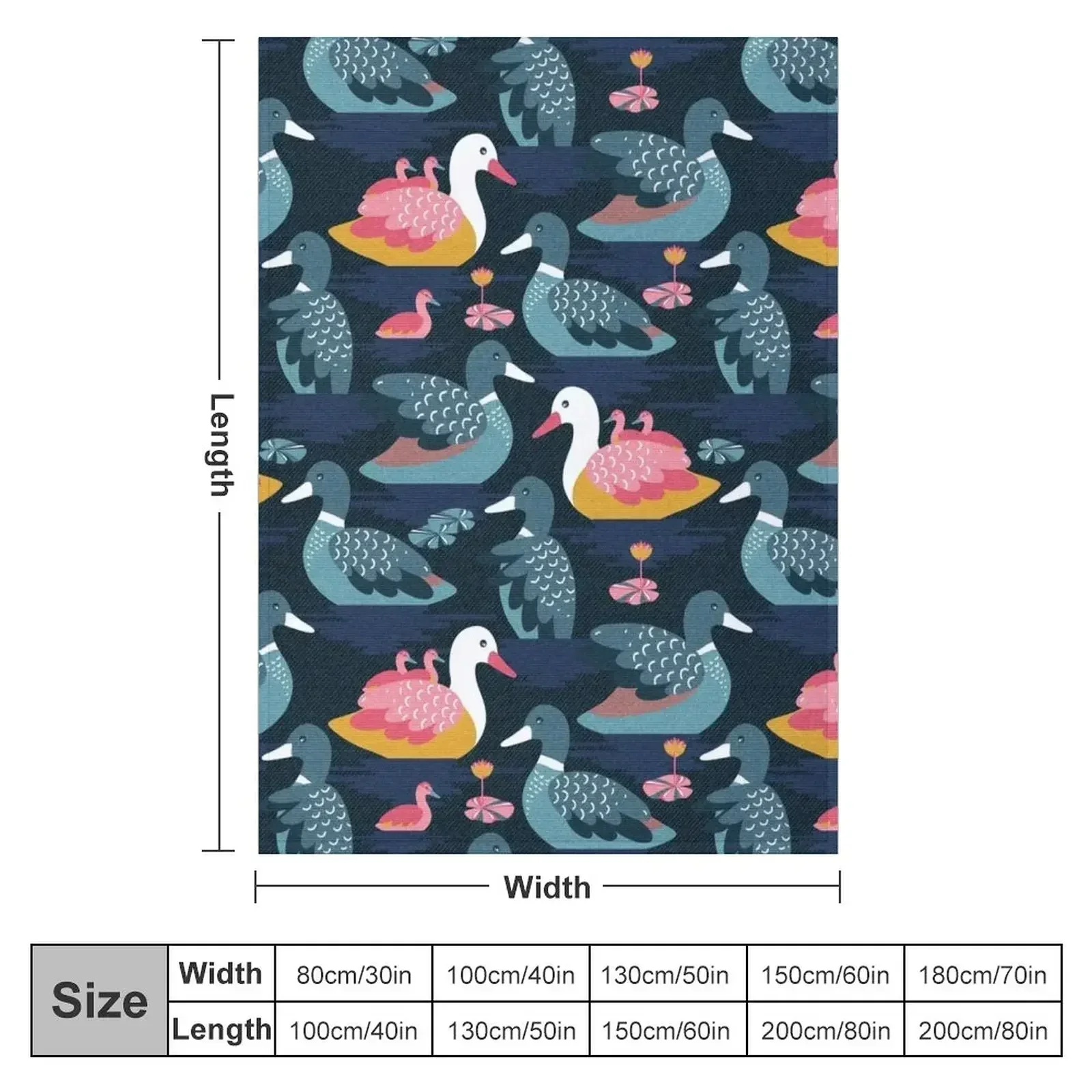 Ducks and ducklings everywhere Throw Blanket decorative Decorative Sofas Designers Blankets For Baby Blankets