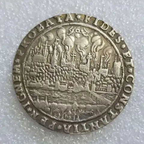 1629 European Original Silver Dollar Coins Medal Swedish Commemorative Coin Home Decoration Craft Christmas Gifts#2071