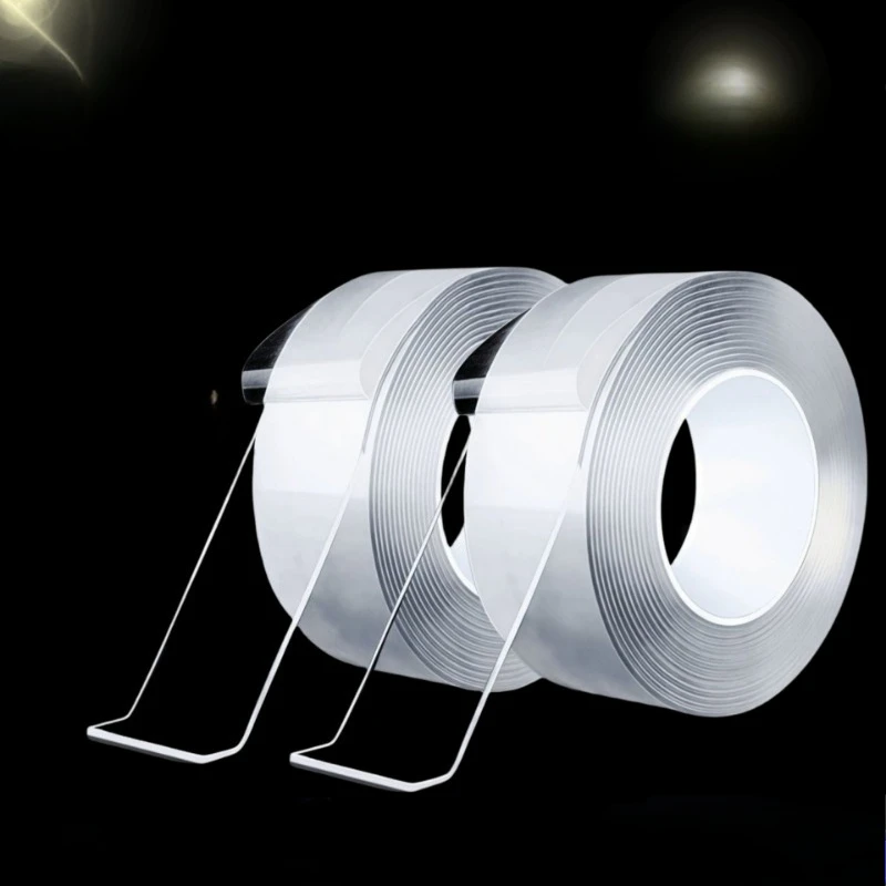 5/10 roll of transparent double-sided adhesive, strong and high-viscosity transparent adhesive, universal wall fixing tape