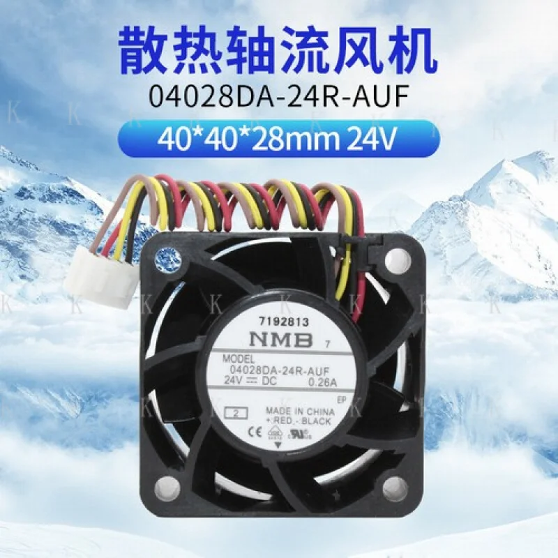 

C ДЛЯ корпусов процессора Бесшумный охлаждающий вентилятор 04028DA-24R-AUF 40*40*28 мм 24 В 0,26 А