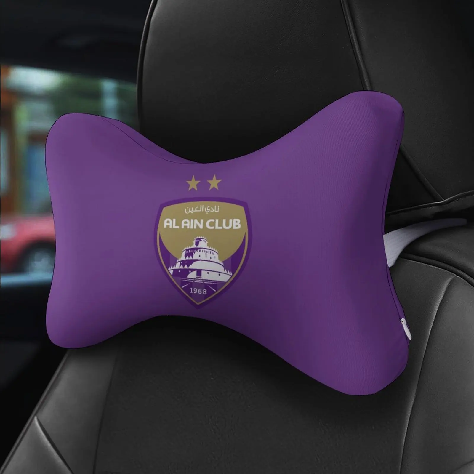 

Al Ain FC Car Neck Pillow Memory Foam Seat Headrest Pillow Rest Travel Portable Cute Vertebra Relax UAE Football Club Soccer