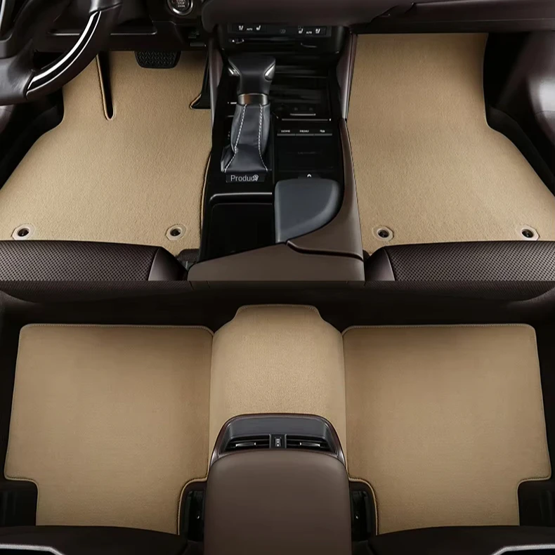 

Высококачественные шерстяные автомобильные коврики на заказ, универсальный ковер из 4 предметов, аксессуары для интерьера, украшения, высококачественные шерстяные автомобильные коврики